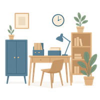 Rangement organisation bureau