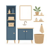 rangement organisation salle de bain